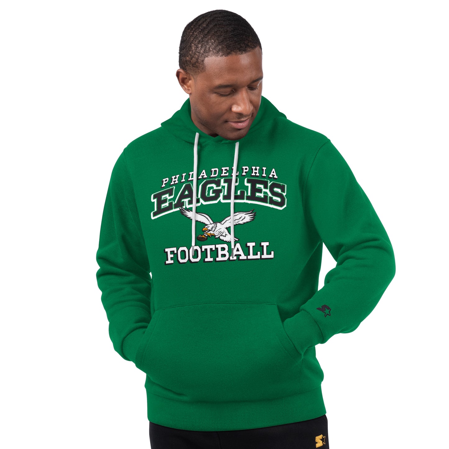 Philadelphia Eagles Starter Hand Off Pull Over Hoodie