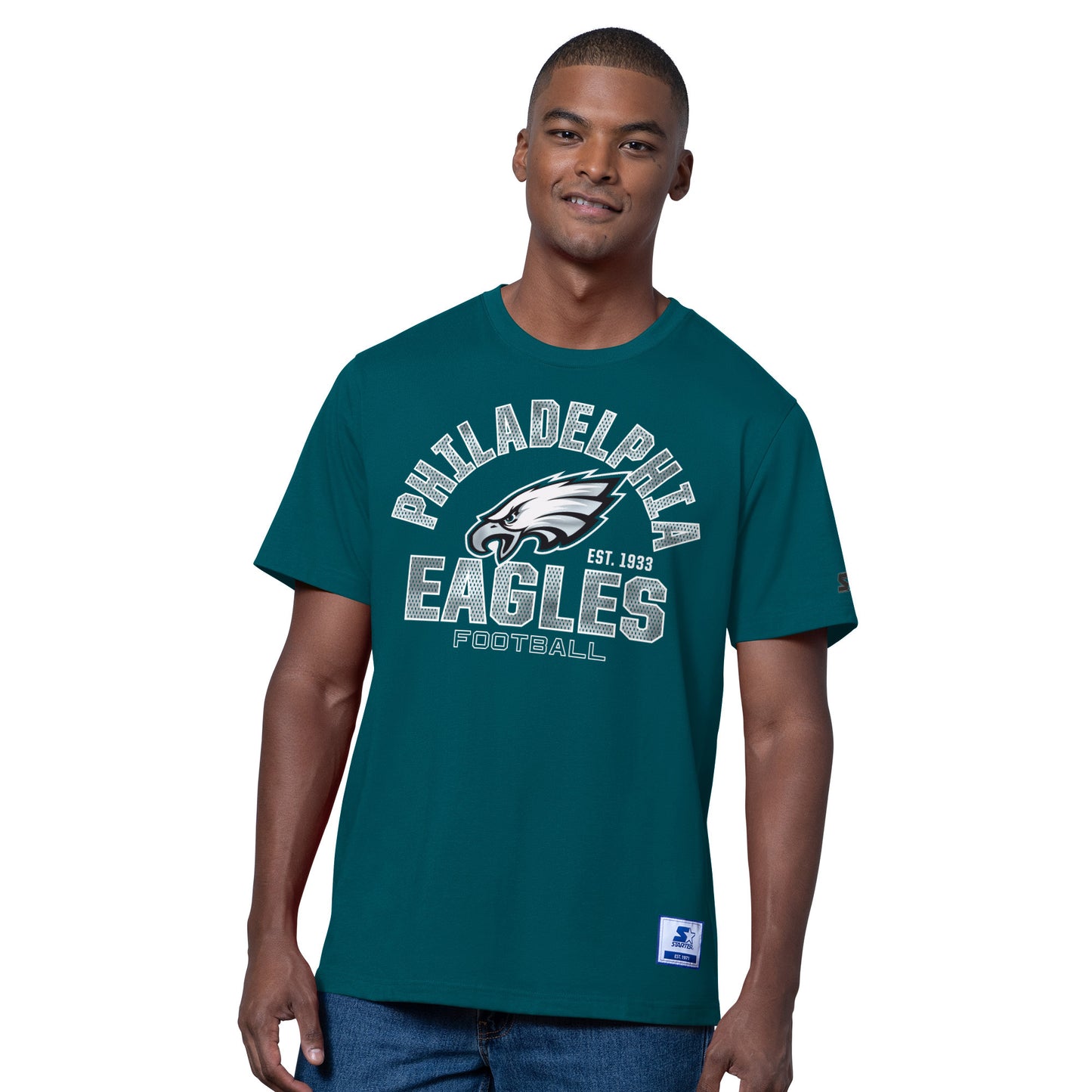 Philadephia Eagles Men's Starter Defender T-Shirt- Green