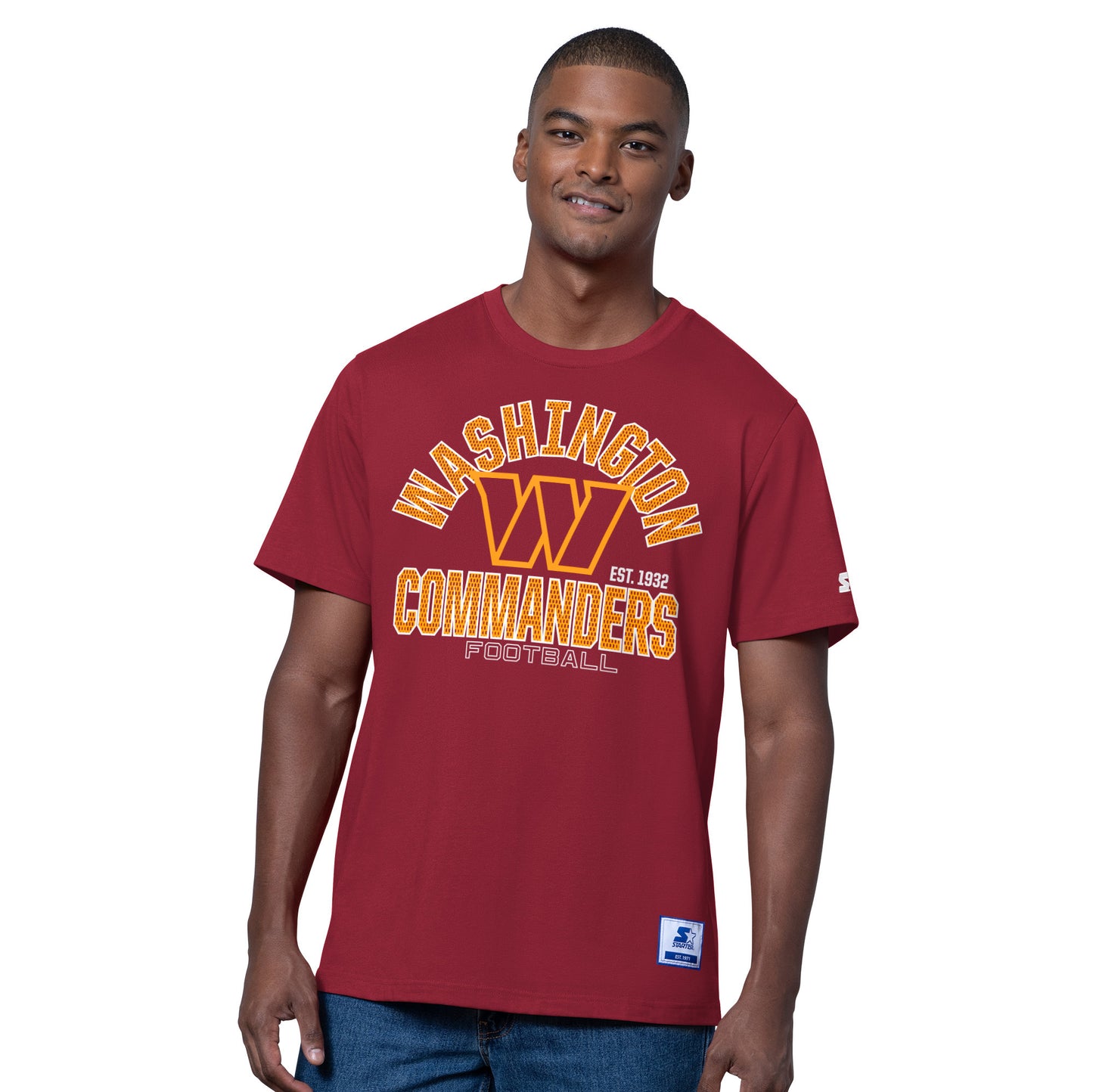 Washington Commanders Men's Starter Defender T-Shirt- Burgandy