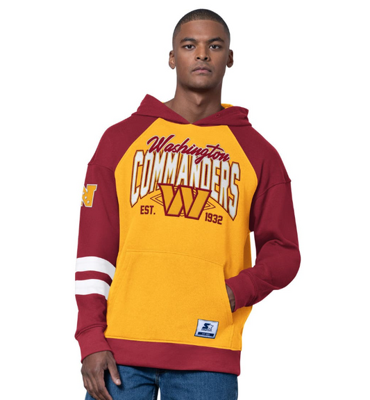 Washington Commanders Starter Interception Pull Over Hoodie
