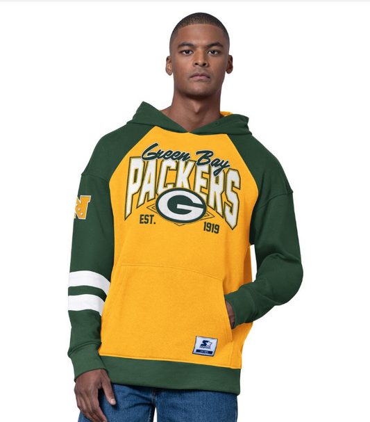 Green Bay Packers Starter Interception Pull Over Hoodie