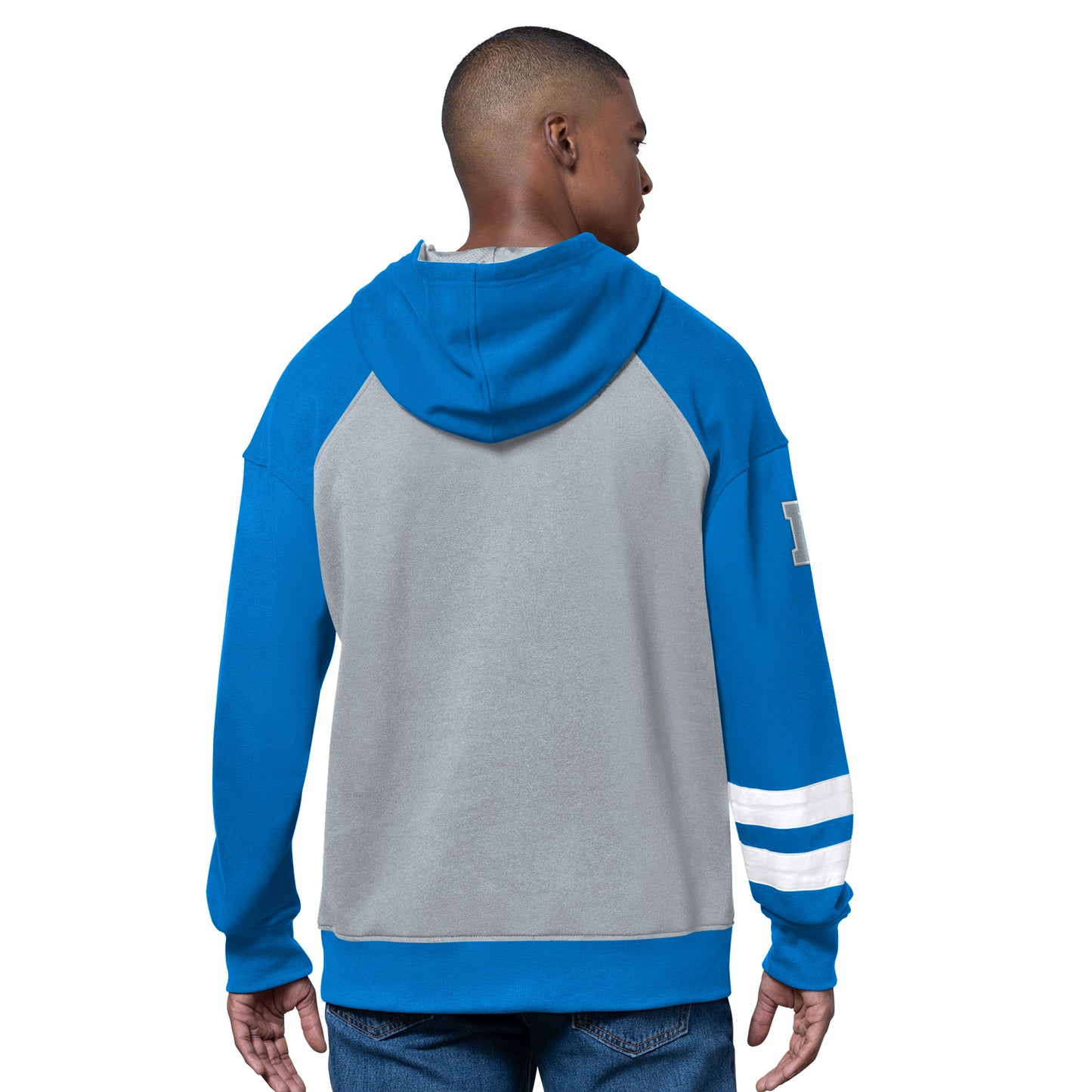 Detroit Lions Starter Interception Pull Over Hoodie