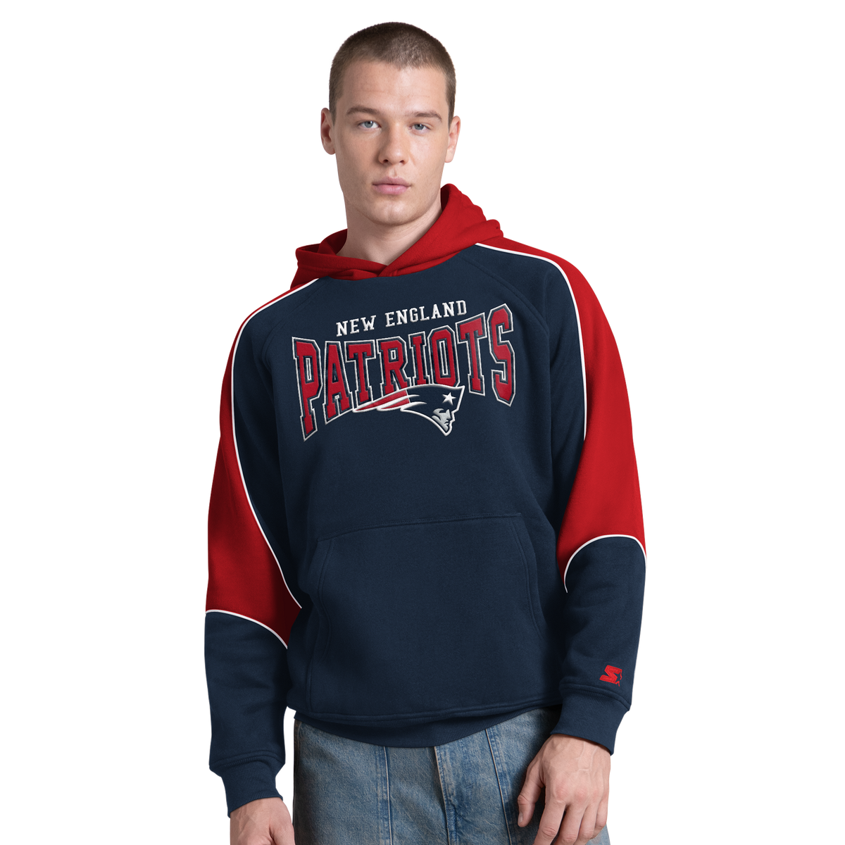 New England Patriots Starter Champtionship Pull Over Hoodie
