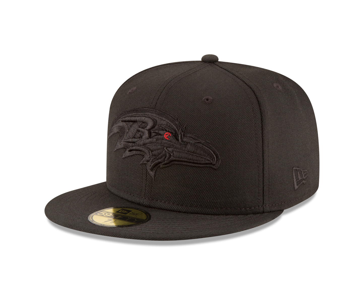 Baltimore Ravens New Era Black on Black 59fifty Fitted Hat