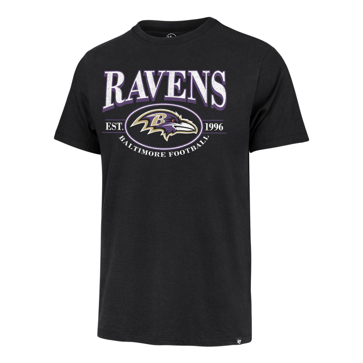 Baltimore Ravens '47 Deluxia Franklin Men's T-shirt- Black