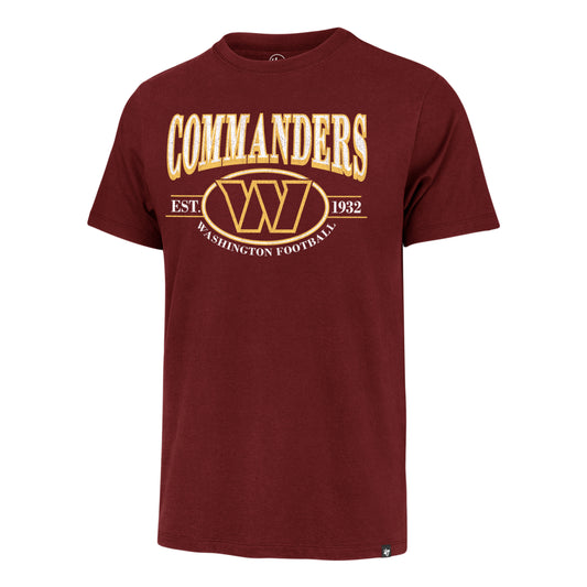Washington Commanders '47 Deluxia Franklin Men's T-shirt- Burgandy