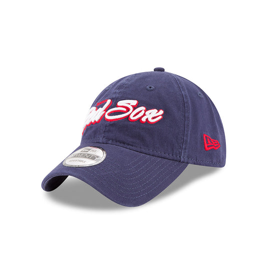 Boston Red Sox New Era Core Script 9TWENTY Adjustable Hat