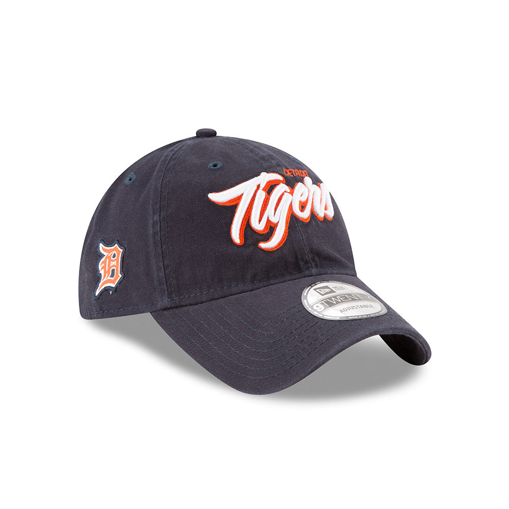 Detroit Tigers New Era Core Script 9TWENTY Adjustable Hat