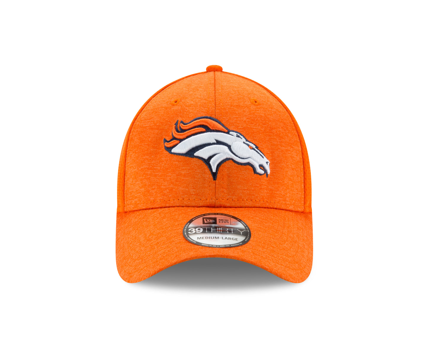 Denver Broncos New Era Shadowed Team 39THIRTY Flex Hat - Orange