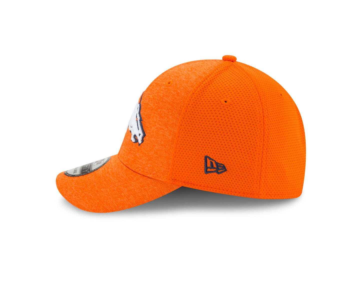 Denver Broncos New Era Shadowed Team 39THIRTY Flex Hat - Orange
