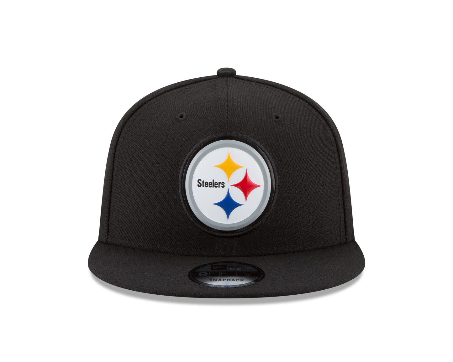 Pittsburgh Steelers New Era Bold Bevel 9fifty Adjustable Hat Black