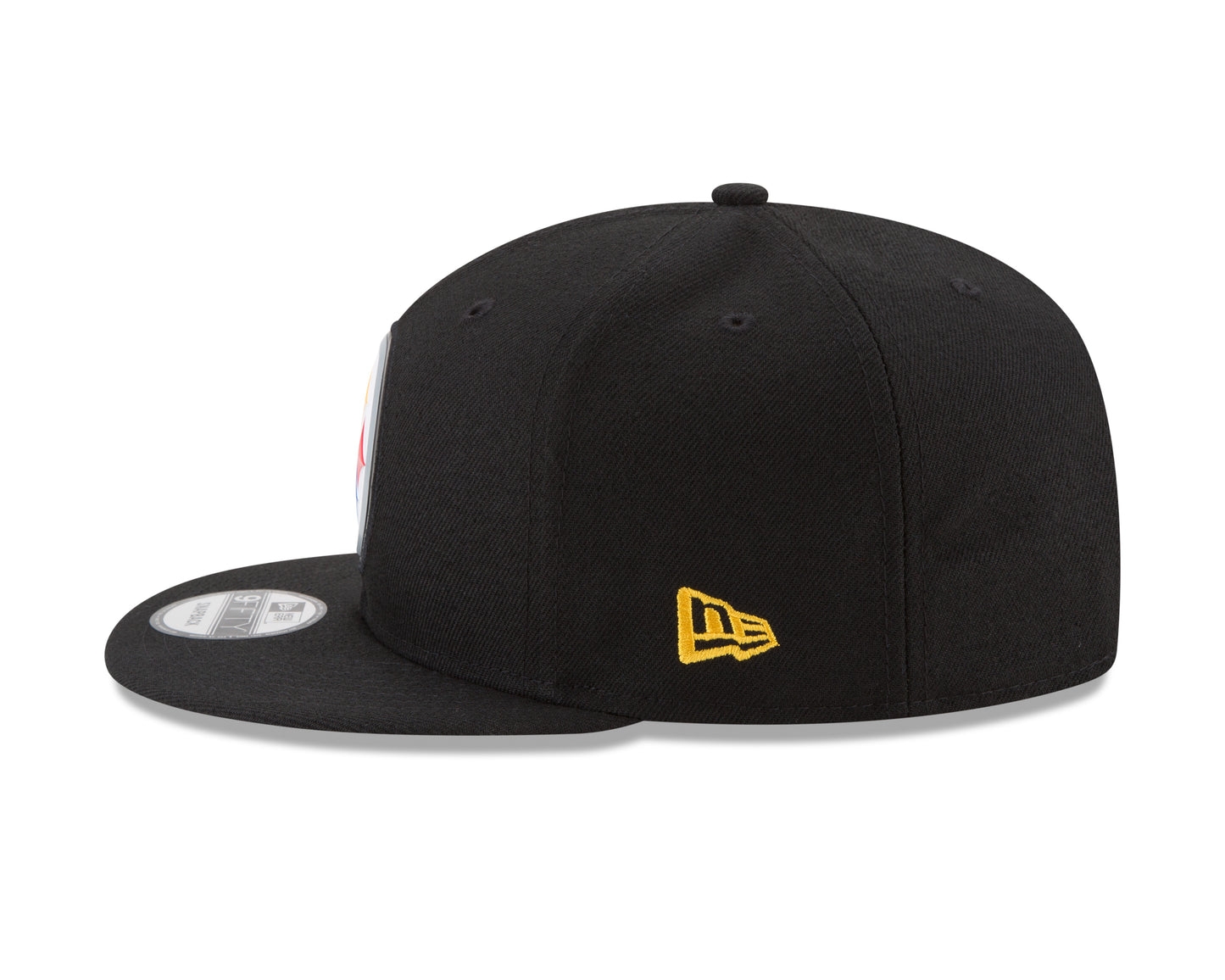 Pittsburgh Steelers New Era Bold Bevel 9fifty Adjustable Hat Black