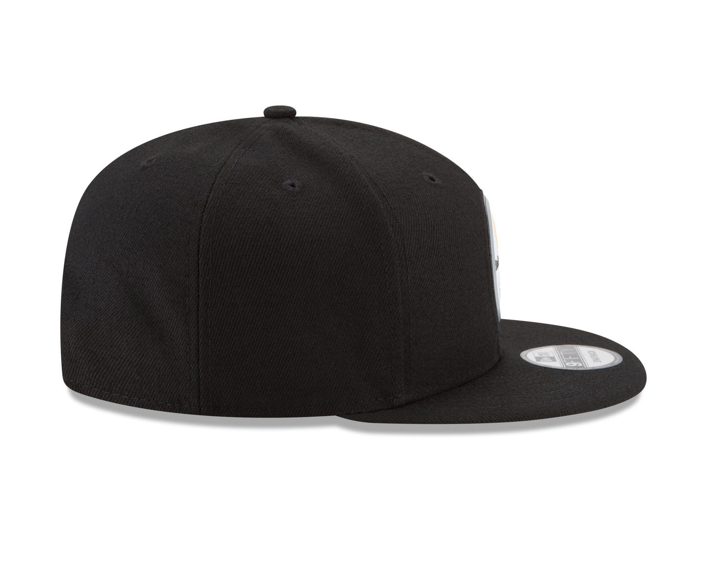 Pittsburgh Steelers New Era Bold Bevel 9fifty Adjustable Hat Black