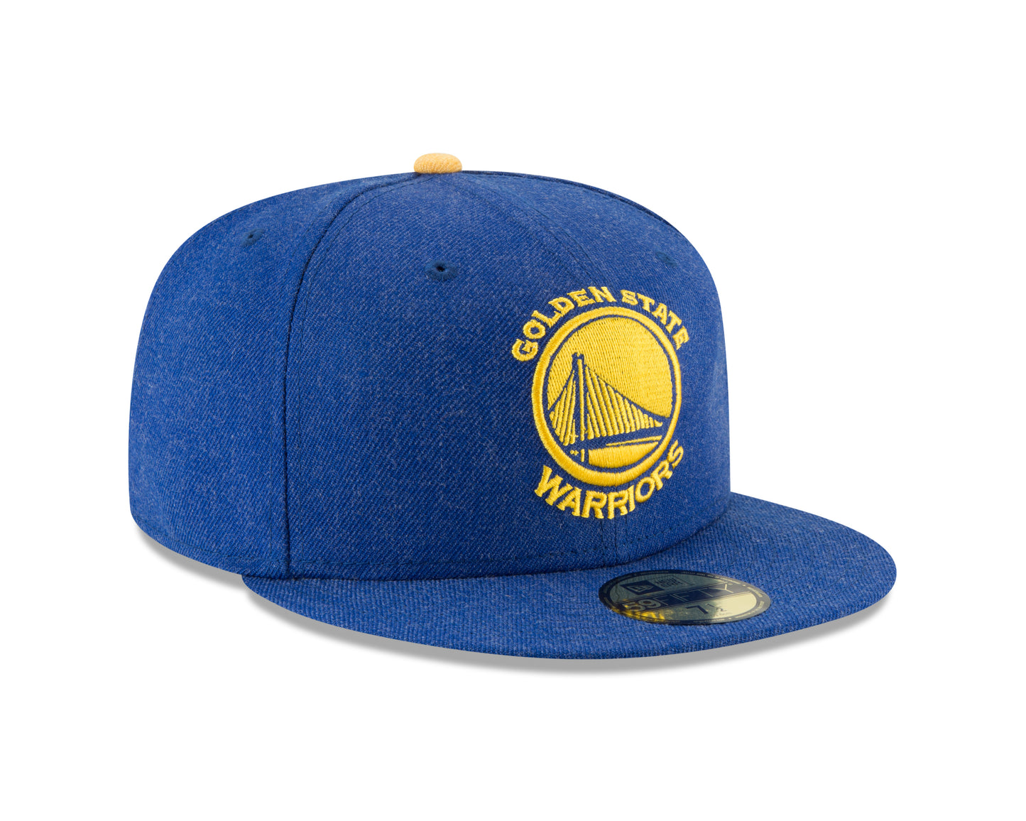 Golden State Warriors New Era Heather Hype Blue 59FIFTY Fitted Hat