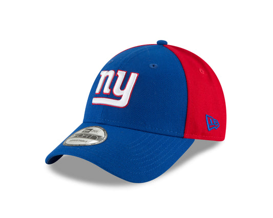New York Giants New Era Team Blocked 9FORTY Adjustable Hat - Blue