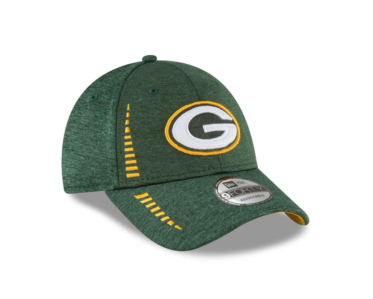 Green Bay Packers New Era Team Speed 9FORTY Adjustable Hat - Green