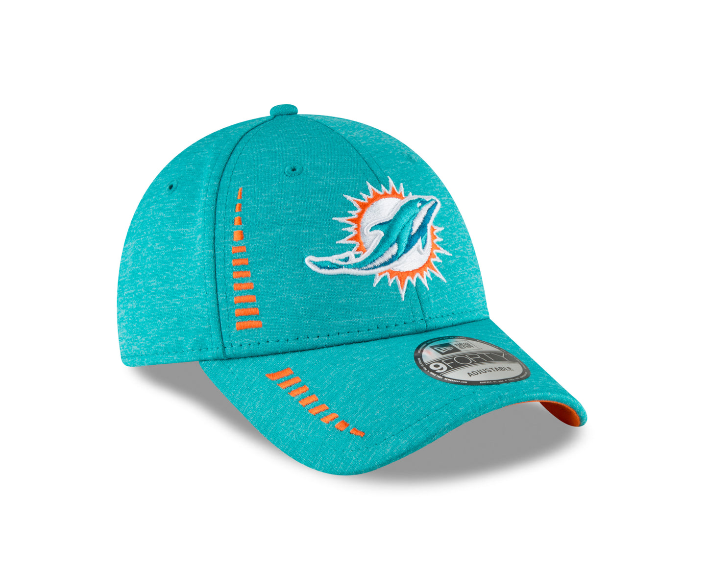 Miami Dolphins New Era Team Speed 9FORTY Adjustable Hat - Aqua
