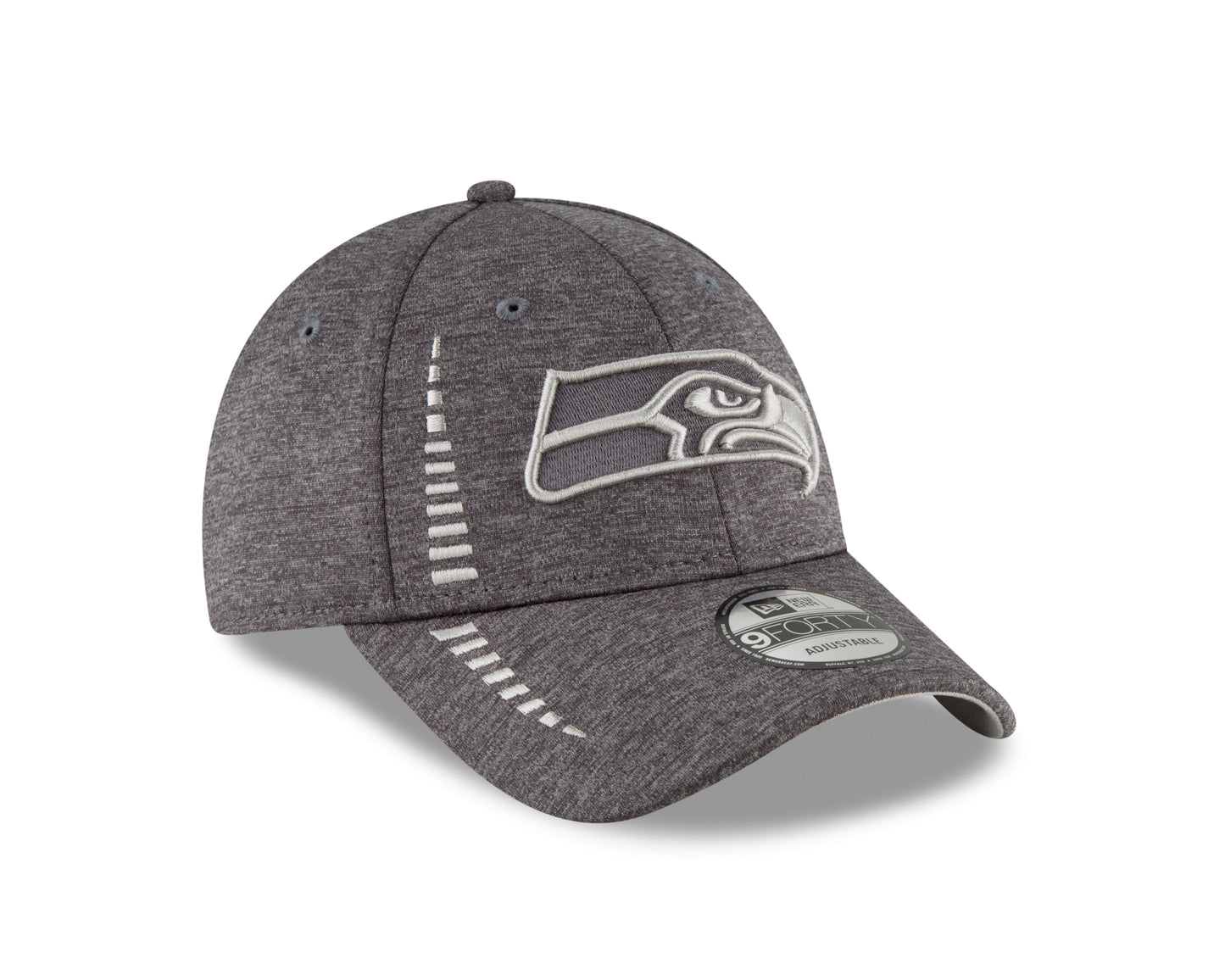 Seattle Seahawks New Era Speed Tech 9FORTY NFL Adjustable Hat - Graphite