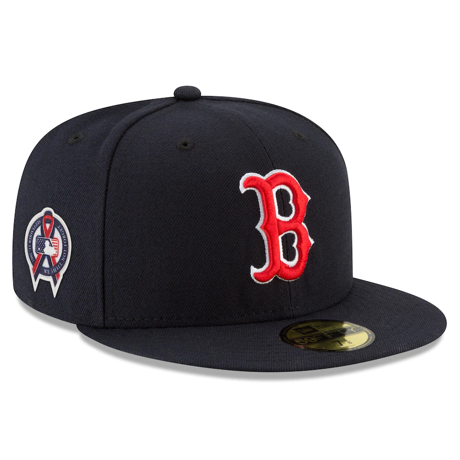 Boston Red Sox New Era Navy 9/11 Memorial Side Patch 59FIFTY Fitted Hat