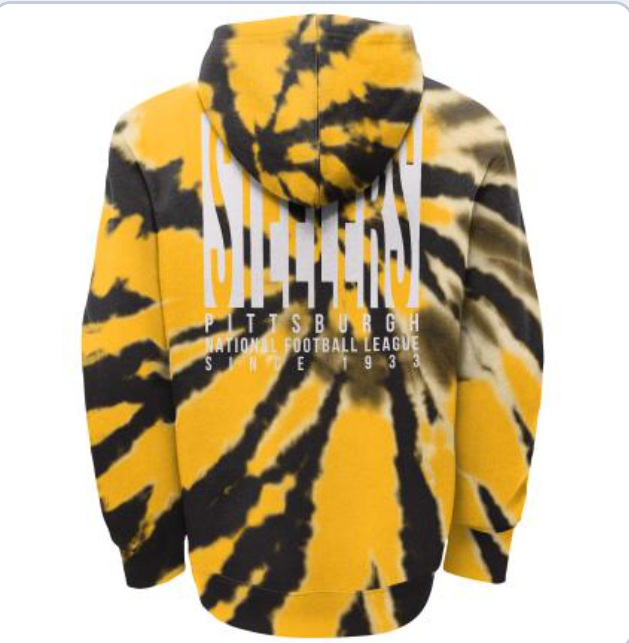 Pittsburgh Steelers Outerstuff Youth Tie-dye Hoody