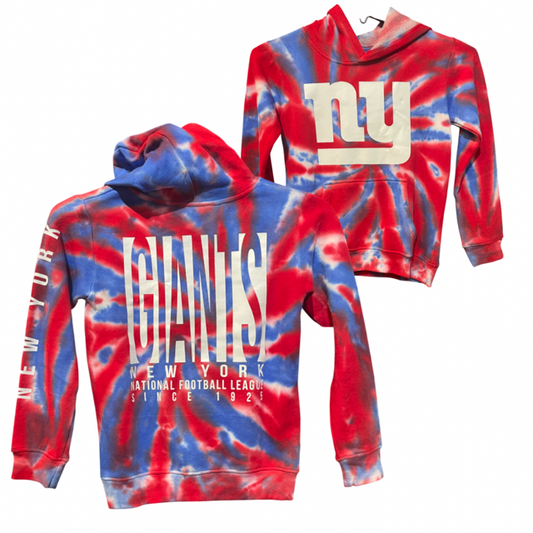 New York Giants Outerstuff Youth Tie-dye Hoody