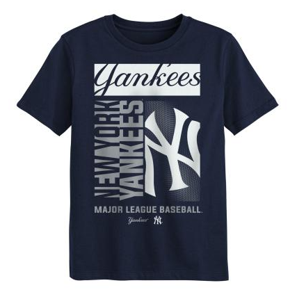 New York Yankees Force Play Kids Pre-school T-Shirt -Navy