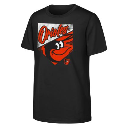 Baltimore Orioles Prime Plate Youth T-Shirt -Black