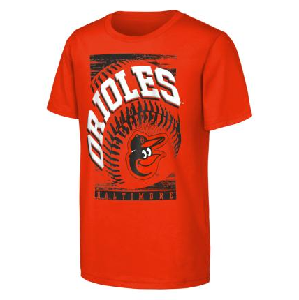 Baltimore Orioles Off Speed Pitch Youth T-Shirt -Orange