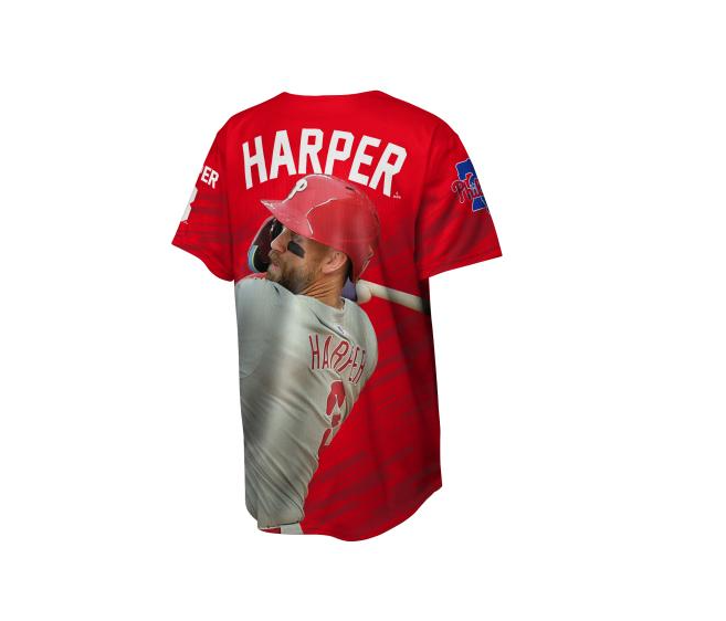 Philadelphia Phillies Bryce Harper Youth Sublimated Jersey
