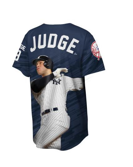 New York Yankees Arron Judge Youth Sublimated Jersey
