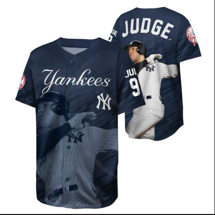 New York Yankees Arron Judge Youth Sublimated Jersey