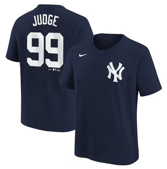 New York Yankees Nike Youth Aaron Judge #99 Navy T-Shirt