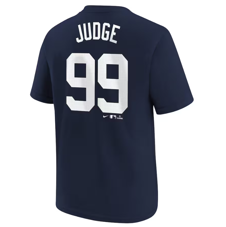 New York Yankees Nike Youth Aaron Judge #99 Navy T-Shirt