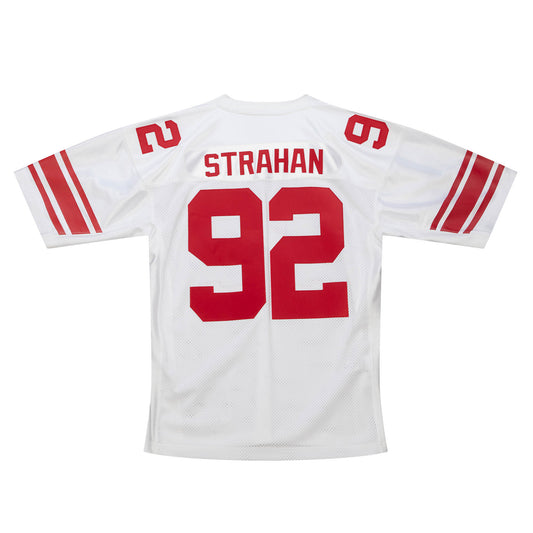 New York Giants Mitchell & Ness # 92 Michael Strahan 2007 Authentic Jersey-White