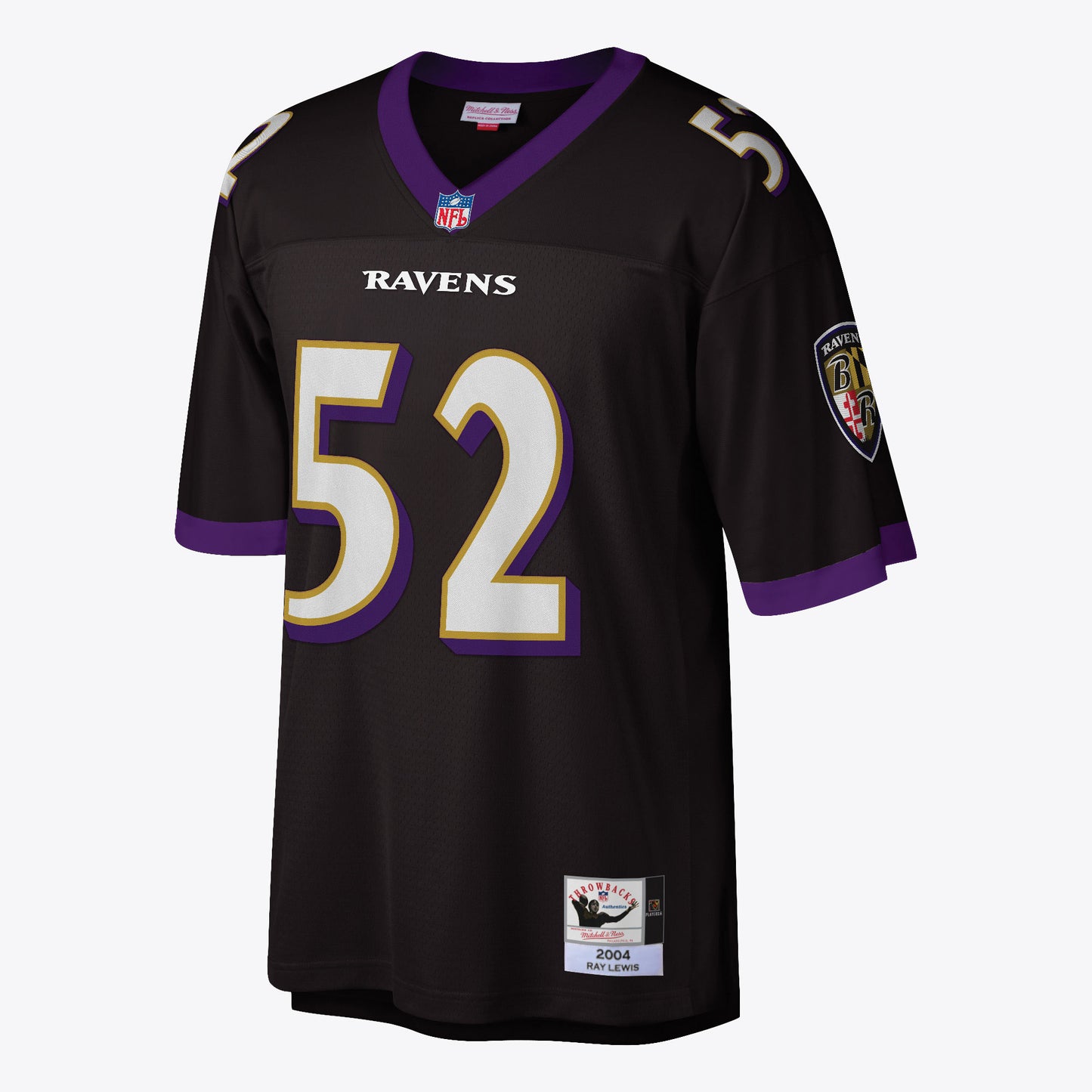 Baltimore Ravens Mitchell & Ness # 52 Ray Lewis Hall Of Fame Authentic Black Jersey