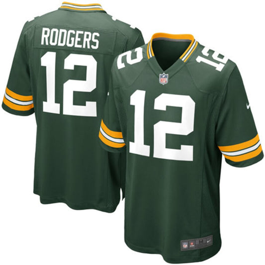 Green Bay Packers #12 Aaron Rodgers Youth Jersey - Green