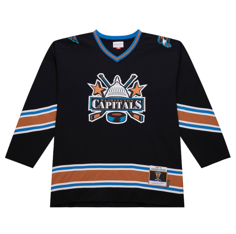 Alexander Ovechkin Mitchell & Ness Washington Capitals 2005-06 Power Play Jersey - Black