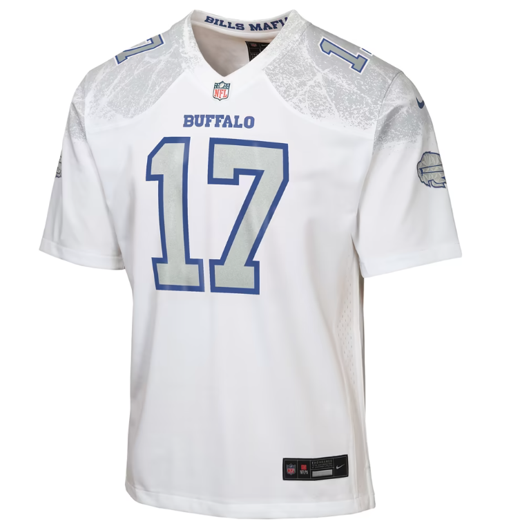 Buffalo Bills Nike #17 Josh Allen Youth Rivalries Collection Game Jersey