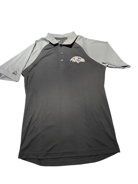 Baltimore Ravens Antigua Nova Men's Polo- Black/Gray