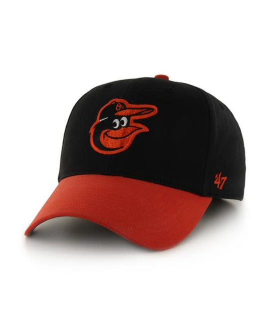 Baltimore Orioles '47 Brand  Black Road Basic MVP Adjustable Hat