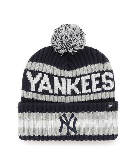 New York Yankees  '47 Brand Team Bering Knit Hat w/ Ball