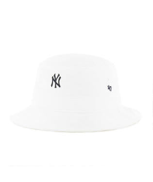 New York Yankees '47 Brand White Bucket Hat