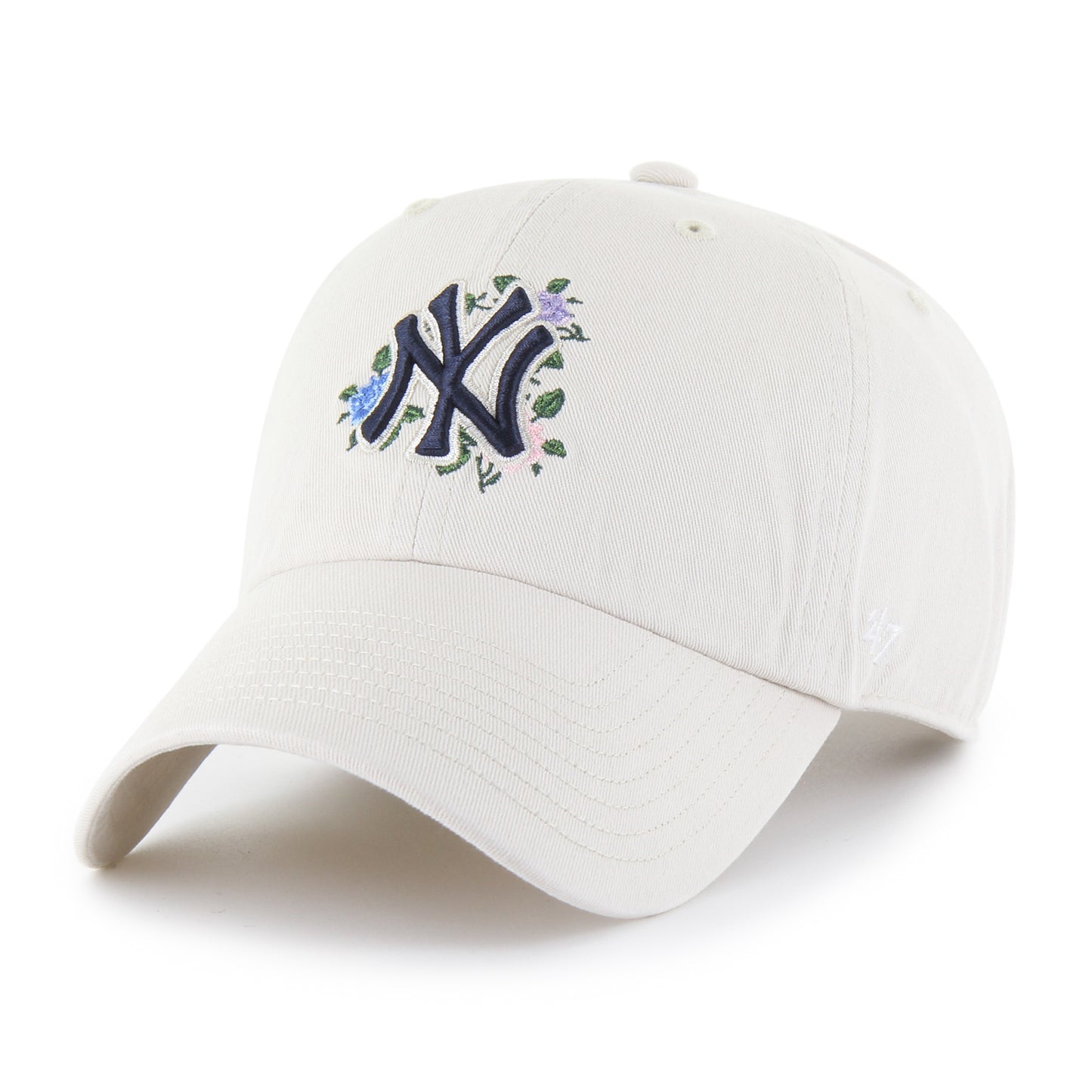 New York Yankees '47 Clean Up Bone Bryony Bloom Women's Adjustable Hat )