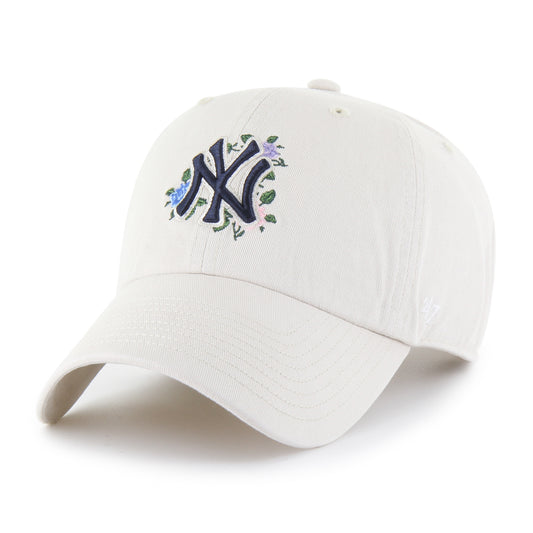 New York Yankees '47 Clean Up Bone Bryony Bloom Women's Adjustable Hat )