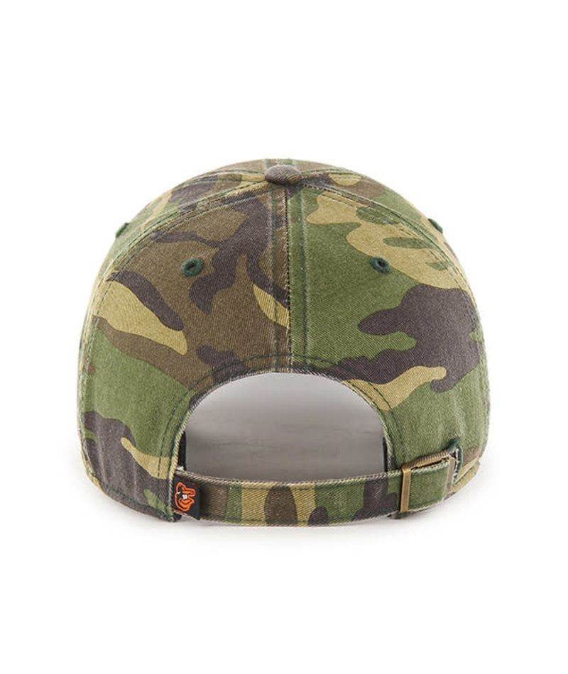 Baltimore Orioles '47 Woodland Cargo Camo Clean Up Adjustable Hat