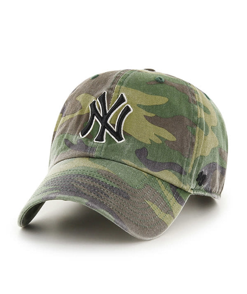 New York Yankees '47 Woodland Cargo Camo Clean Up Adjustable Hat