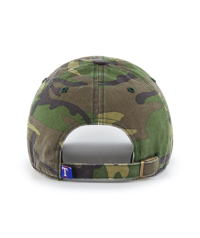 Texas Rangers Cargo Camo '47 Clean Up Adjustable Hat