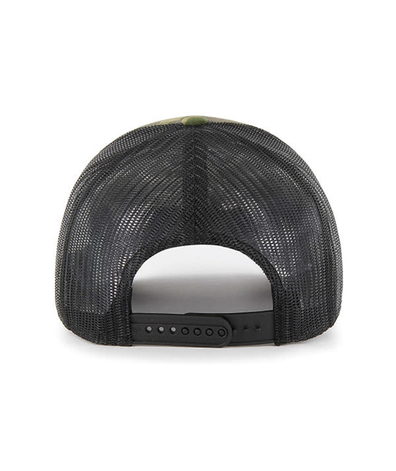 Boston Red Sox  '47 Brand Woodland Camo Trucker Mesh Snapback Hat