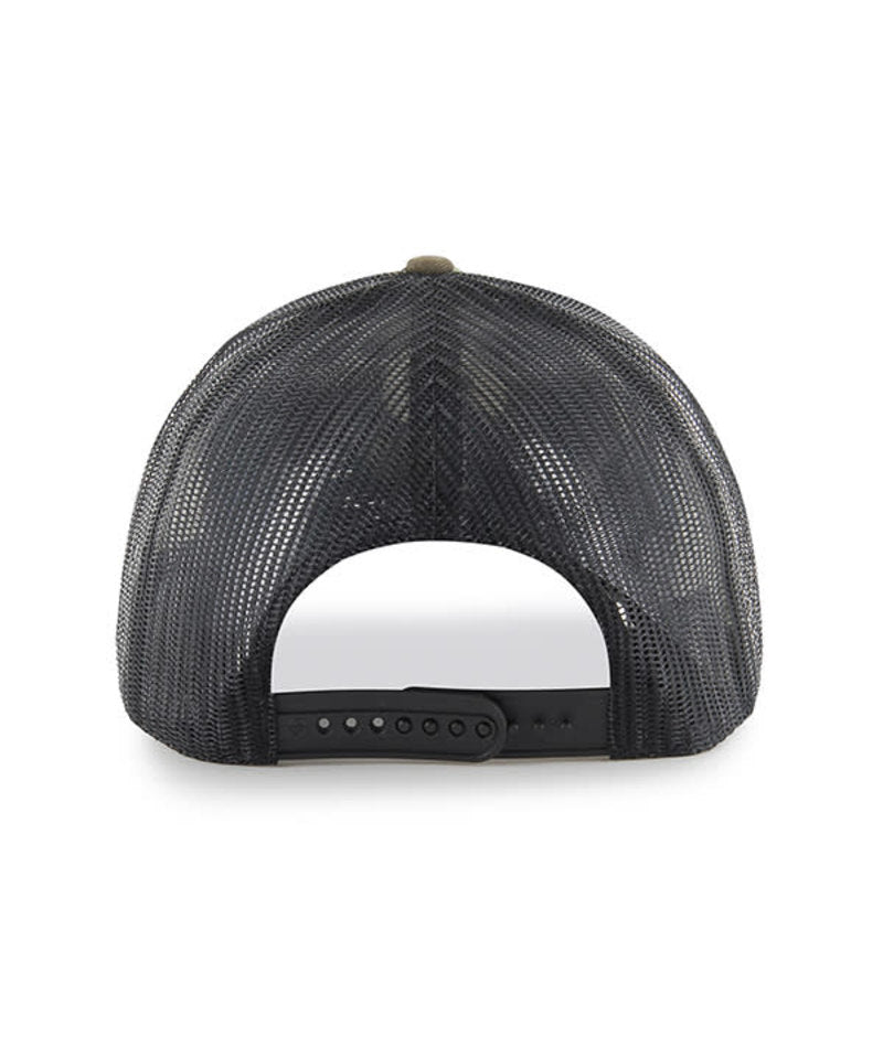 Los Angeles Dodgers '47 Brand Woodland Camo Trucker Mesh Snapback Hat