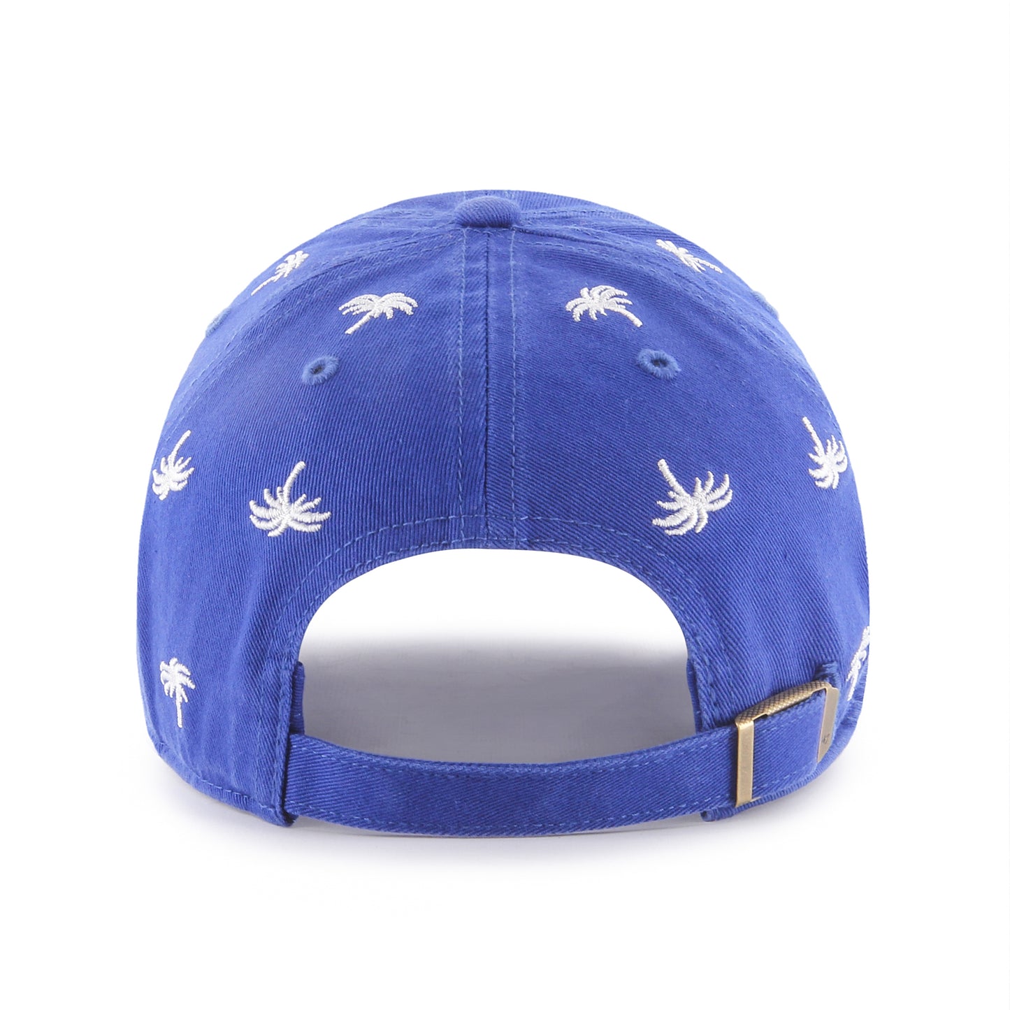 Los Angeles Dodgers '47 Royal  Confetti All Over Palm Tree Women's Clean Up Adjustable Hat